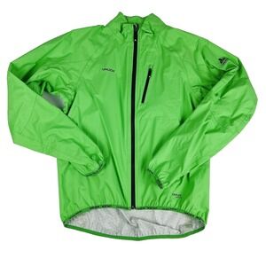 Vaude Drop Jacket II Lime Green Polyamide Biking Jacket Womens Size 40
